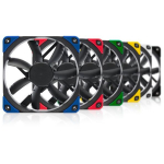 Noctua NF-S12A PWM CH.BK.S arvuti korpuse ventilaator, 12 cm, 107.5 m&sup3;/h, 17.8 dB, 1200 RPM, 4-pin, PWM