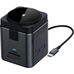 Blitzwolf BW-TH17 9-in-1 dokkimisjaam, USB-C, 3xUSB 3.0, HDMI 4K@30Hz, RJ45 1Gbps, SD/TF, PD 3.0 100W, juhtmevaba laadija 15W