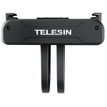 Telesin OA-TPM-T04 magnetiline kahe k&uuml;&uuml;nisega adapter DJI Action 4/3 jaoks, 22.8g, nailon+kiud, alumiiniumisulam, silikoon