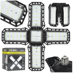 Folding LED E27 ceiling workshop lamp 60W 3200LM 6500K
