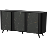 Cama VOLARE chest of drawers 151 x 39 x 75 cm black/san sebastian