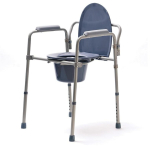 Vitea Care DRVW02, kokkupandav tualetitool, 540mm, 420mm, 700mm, 6kg, 45cm, 100kg, 5L, hall, roostevaba teras