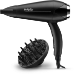 BaByliss D572DE f&ouml;&ouml;n, 2200 W, 1.95 m, 2 kiirust, 3 k&uuml;ttetasandit, ionisatsioon, keraamiline k&uuml;tteseade, difuusor, otsik, must
