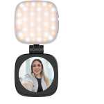 NEEWER BASICS NL48B magnetiline selfie-tuli, 48 LED, 700 lx, CRI 95, 3000-6500 K, 850 mAh, USB-C, must