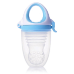 Kidsme Food Feeder Plus 160361AQ, alates 6 kuud, silikoon, pol&uuml;prop&uuml;leen, akvamariin, 360&deg; p&ouml;&ouml;rlemine