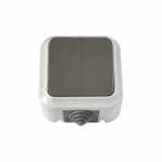 L&uuml;liti PRALESKA tihend., 2-nupp, v / a, IP54, hall BYLECTRICA