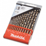 HSS-Co puurid metallile 13 tk. (1,5-6,5 mm) HSS-Co 5% D-57180 MAKITA