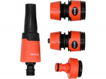 Vooliku&uuml;henduse komplekt 4 tk. 1/2" ja 3/4 YT-99831 YATO