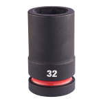 SHOCKWAVE&trade; IMPACT DUTY TRIECIENIZTURĪGAS UZGRIEŽŅU MUCIŅAS, 32 MM 1" IMPACT SOCKET DEEP - 1PC, 4932480426 MILWAUKEE