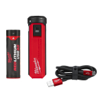 REDLITHIUM&trade; USB PĀRNĒSĀJAMA BARO&Scaron;ANAS AVOTA UN LĀDĒTĀJA KOMPLEKTS, L4 PPS-301, 4932493335 MILWAUKEE
