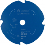 Expert for Fiber Cement 165x20x1.8/1.2x4T, Rokas ripzāģiem EXPERT FOR FIBRE CEMENT BEZVADU ZĀĢIEM PAREDZĒTS RIPZĀĢA ASMENS, 2608644555, BOSCH