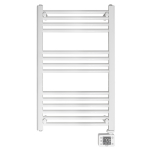 Elektriline vannitoa radiaator LED-ekraaniga, 600 W v&otilde;imsusega ja IP24 kaitseklassiga AD 7824 White Adler