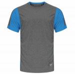 T-s&auml;rk Breeze, hall/sinine, L, PESSO, MP205_M-L, 92% terilen, 8% spandex, 95% pol&uuml;ester, 5% spandex