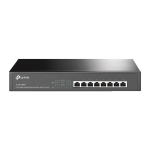 TP-Link TL-SG1008MP v&otilde;rgul&uuml;liti mittehallatav 8&times; Gigabit RJ45 PoE+ lauamudel must