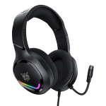 ONIKUMA X31 juhtmega m&auml;nguri peakomplekt 50 mm draiverid RGB valgustus k&otilde;igis suundades reguleeritav mikrofon USB + 3,5 mm kaabel sobiv PC, s&uuml;learvutite ja konsoolidega must