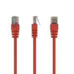 Gembird patch kaabel PP12-1.5M/R, 1.5 m, punane, CAT5e, U-UTP, 8P8C, kullatud kontaktid, vormitud pingetugevdused