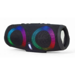 Gembird Bluetooth k&otilde;lar SPK-BT-LED-02 Must, Liitium-ioon aku, USB 2.0 1, Audio-In 1, Bluetooth, MicroSD 1