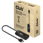 Club3D adapter CAC-1336, HDMI 1, USB-C 1, Micro-USB 1, 4K120Hz, 8K30Hz, 7.5W, kaabel 1m