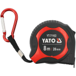 M&otilde;&otilde;dulint ehitus- ja paigaldust&ouml;&ouml;de m&otilde;&otilde;tmiseks 8m x 28mm YT-71163 GRE Yato