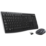 Logitech Juhtmevaba komplekt MK270 920-004509, 10m, 111 nuppu, 8 multimeedia nuppu, pritsmeidule