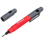 Draumet Mini Kruvikeeraja CrV 4 &uuml;hes 8901325, CrV terasest otsikud, 1,6 mm lame, PH000, 2,0 mm lame, PH00