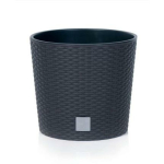 Prosperplast Lillepott Rato 7957265, 27x30cm, 15L, antratsiit, eemaldatav sisepott, UV-kindel