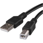 Emos USB kaabel S70202, 2m, must, 1tk blisterpakendis, PVC, USB 2.0, laadimiseks/andmete edastamiseks, A pistik &ndash; B pistik