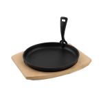 Barbecook malmist grillpann v&auml;ikeste toiduainete k&uuml;psetamiseks 27x23x3.5cm eemaldatav k&auml;epide bambusalus BC-ACC-7420