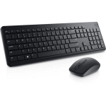 Dell Klaviatuur ja hiir KM3322W 580-AKFZ, 2.4 GHz, 3 nuppu, akud 2xAAA, 1xAA, traadita &uuml;hendus, must