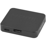 Lanberg video/heli jagaja SPV-HDMI-1002, 2xHDMI, 4K, 3D tugi, HDR10, ABS korpus
