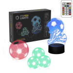 Manta Dekoratiivne lamp SNL124RGB, 5W, 12.2cm, 10cm, 20cm, 3xAA, 5V, 2m, 16 v&auml;rvi, kaugjuhtimispult
