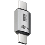 Goobay USB-C adapter sirge, 74448, 8K60Hz tugi, 40 Gbps andmeedastuskiirus, metallkorpus, kuni 240 W toiteedastus