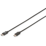 Digitus USB Type-C &uuml;henduskabel AK-300138-010-S, 1m, USB-C kuni USB-C, 480 Mb/s, topelt kaitse