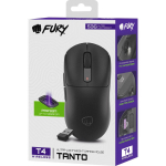 Fury M&auml;ngurihiir Tanto T4 NFU-2203, 2.4 GHz, Bluetooth, USB, 200-12000 DPI, 7 nuppu, 53g, Huano l&uuml;litid, PTFE libisemised