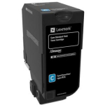 Lexmark Toonerikassett CS720 Cyan, 74C0S20, kuni 7000 lehte, lasertehnoloogia, originaal