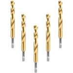 Milwaukee 4932500414 Impact puur HSS-G TiN, 10.5mm, 39/122mm, kuuskantvars, 5 tk.