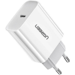 Ugreen 6957303864508, 20W, 3A, 110-240V, 50/60Hz, 1xUSB-C PD, valge, kompaktne laadija