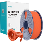 Sunlu PETG H-S M O, 1.26 g/cm&sup3;, 4.4 g/10 min, 2700 MPa, 48 MPa, 78 MPa, 33 %, 128 &deg;C, 4.1 kJ/m&sup2;, 70 &deg;C, matt, oranž