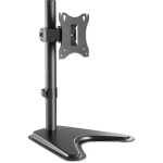 Manhattan Desk Mount for TV & Monitors, Stand Assembly, Tilt/Swivel/Rotation, For screens 10" to 27", VESA compatibility: 75x75 and 100x100mm - check the dimensions of the four mounting holes on back of screen to ensure it fits, Max 7kg, Black, Bracket