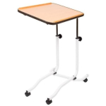 Mobilex BRAK &ouml;&ouml;kapp, 57cm, 47cm, 61cm, metall, valge, ratastega, reguleeritav kalle