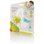 Kidsme Food Pouch adapter 160490 LIS, 2 tk, pol&uuml;prop&uuml;leen, silikoon, BPA-vaba, alates 4 kuud, toiduvoolu kontroll