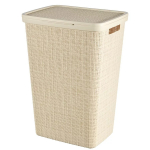 Pesukast Jute Curver 0808093885 58L 43x34x60cm kreemjas