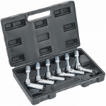 Hogert Pikkade korkide komplekt s&uuml;&uuml;tek&uuml;&uuml;naldele 6 tk, 160mm, 3/8 tolli, 8-16mm, kroom-vanaadiumteras, kummisisud