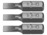 SCREWDRIVER BITS 1/4 25MM, 4MM 3 PCS 65480 STHOR