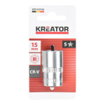 Mutriv&otilde;ti 15mm, KREATOR, KRTH30706, P&uuml;si: 1/2", Materjal: Kromvanadiin