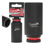 Deep impact socket Tvardy T00211-27 1/2" 27mm CR-MO