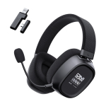 ONIKUMA GT839 m&auml;nguri peakomplekt mitme režiimiga &uuml;henduvus Bluetooth 5.4/2.4 GHz/juhtmega 40 mm draiverid kuni ~45 t akuaega sisseehitatud 800 mAh aku eemaldatav mikrofon USB-C laadimine must
