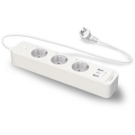 TP-LINK Tapo P300, 3 nutika l&uuml;litit, 18 W PD, 1 USB-C, 2 USB 3.0, valge, kaugjuhtimine, h&auml;&auml;le juhtimine, ajastamine, ohutus