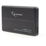 Gembird HDD Karp EE2-U3S-2 USB 3.0, Must, Kaal 0.063 kg, &Uuml;hildub 2.5" SATA HDD, Windows 8