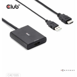 Club3D adapter CAC-1335, HDMI 1, USB 2.0 1, DisplayPort 1, 4K 120Hz, 8K 30Hz, USB 5V/1.5A